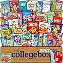 COLLEGEBOX Snack Box (45 Count) Variety Pack Care Package Gift Basket Adult Kid Guy Girl Women Men Birthday College Student Office School Graduation