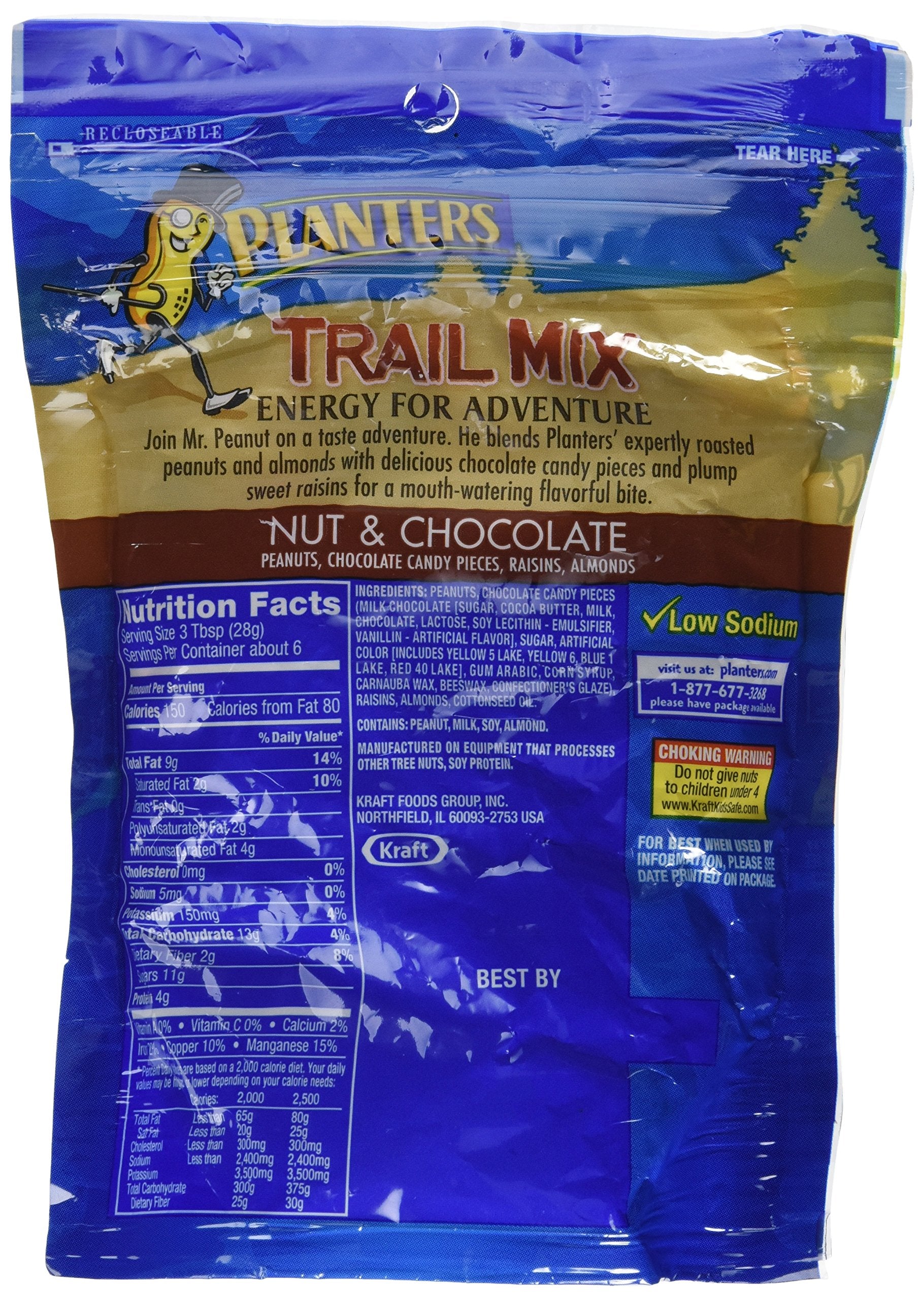 Planters Trail Mix Choco 6oz