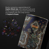 Basilur Magic Nights Oriental Collection - 100% Pure Ceylon Black Tea with Fruit & Herb Infusion, 100g Loose Leaf in Luxurious Tin Caddy, Freshly