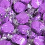 Grape Taffy Chews by It's Delish, 2 lbs Bulk Bag - Individually Wrapped Gourmet Soft Fluff Taffy - Great Candy for Purple Themed Parties, USA Made