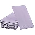 Dinner Napkins Disposable Guest Towels, Lavender Beverage Napkins Soft and Absorbent Paper Napkins Dinner Size for Party, Wedding, 8” x 4.5” 2 Ply