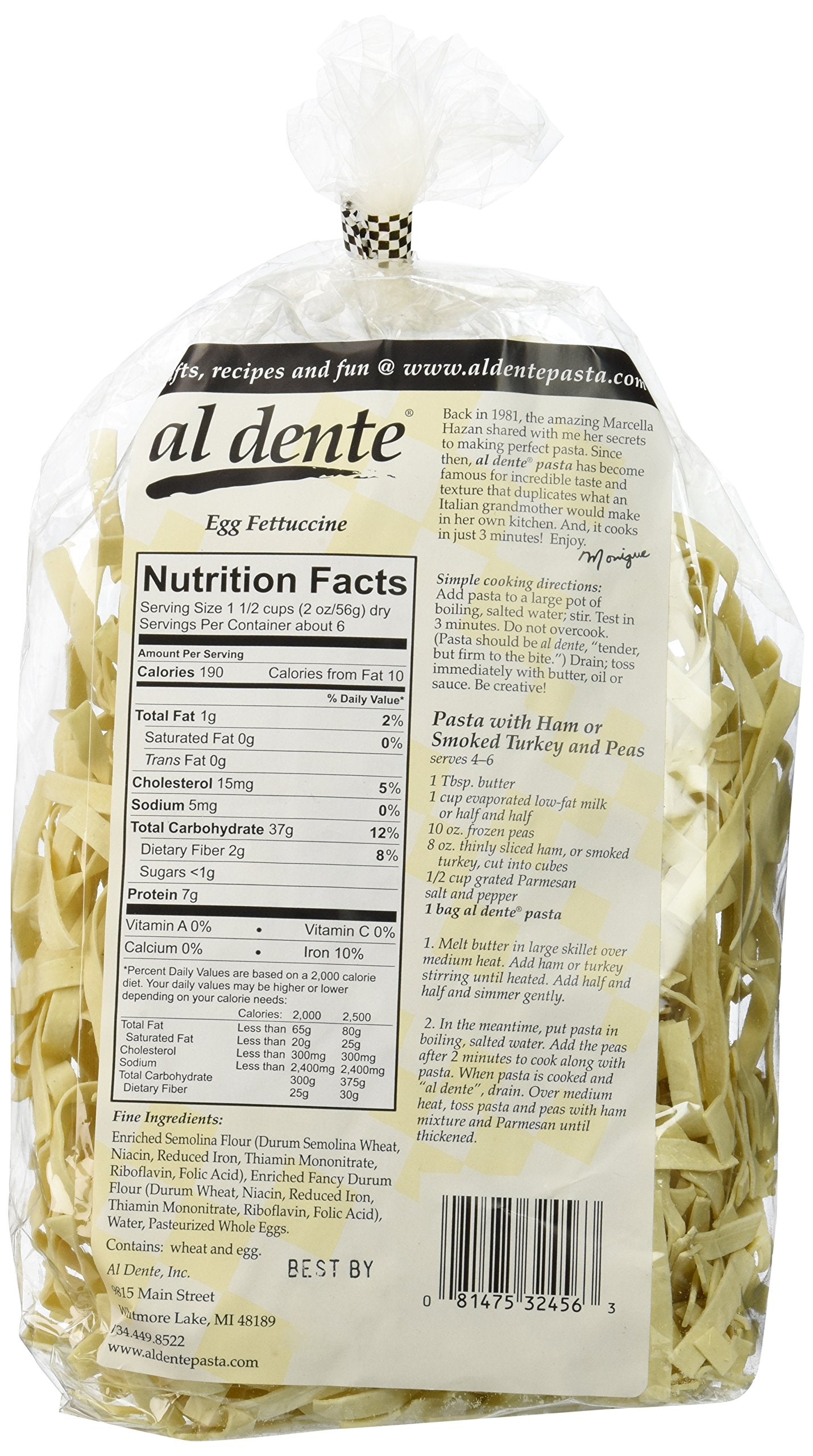 Al Dente Pasta Fttccne Egg