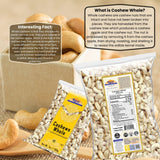 Rani Raw Cashews Whole (uncooked, unsalted) 7oz (200g) ~ All Natural, No Preservatives | Vegan | NON-GMO | Kosher | Gluten Friendly