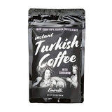Emirelli Instant Turkish Coffee, Special Taste with Arabica Coffee Beans, Resealable Bag, 3.5 Ounce (100gr) (Cardamom)