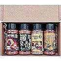 B's Rubs BBQ Seasoning Gift Set, 4 Pack Premium Spice Collection with Rough Cut, Big Time BBQ, Batch #9, Original Smoked Rub, 5.5 oz Each