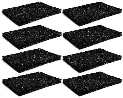 Nispira Activated Charcoal Odor Filter Refills Deodorizers Compatible with Simplehuman Filter Case Trash Cans, 8 Packs