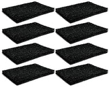 Nispira Activated Charcoal Odor Filter Refills Deodorizers Compatible with Simplehuman Filter Case Trash Cans, 8 Packs