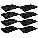 Nispira Activated Charcoal Odor Filter Refills Deodorizers Compatible with Simplehuman Filter Case Trash Cans, 8 Packs