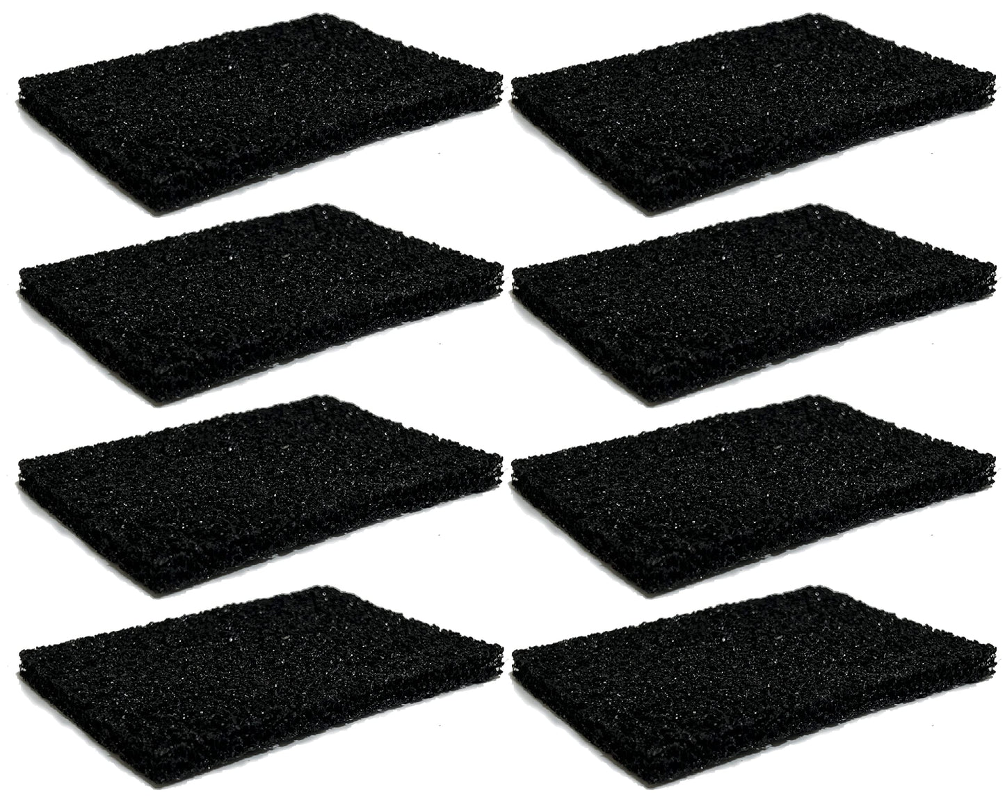 Nispira Activated Charcoal Odor Filter Refills Deodorizers Compatible with Simplehuman Filter Case Trash Cans, 8 Packs