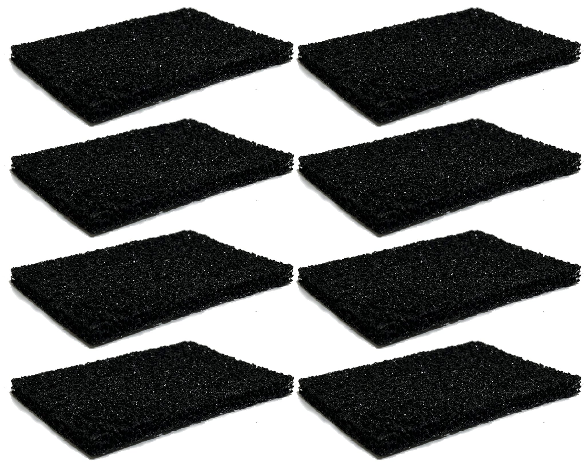 Nispira Activated Charcoal Odor Filter Refills Deodorizers Compatible with Simplehuman Filter Case Trash Cans, 8 Packs