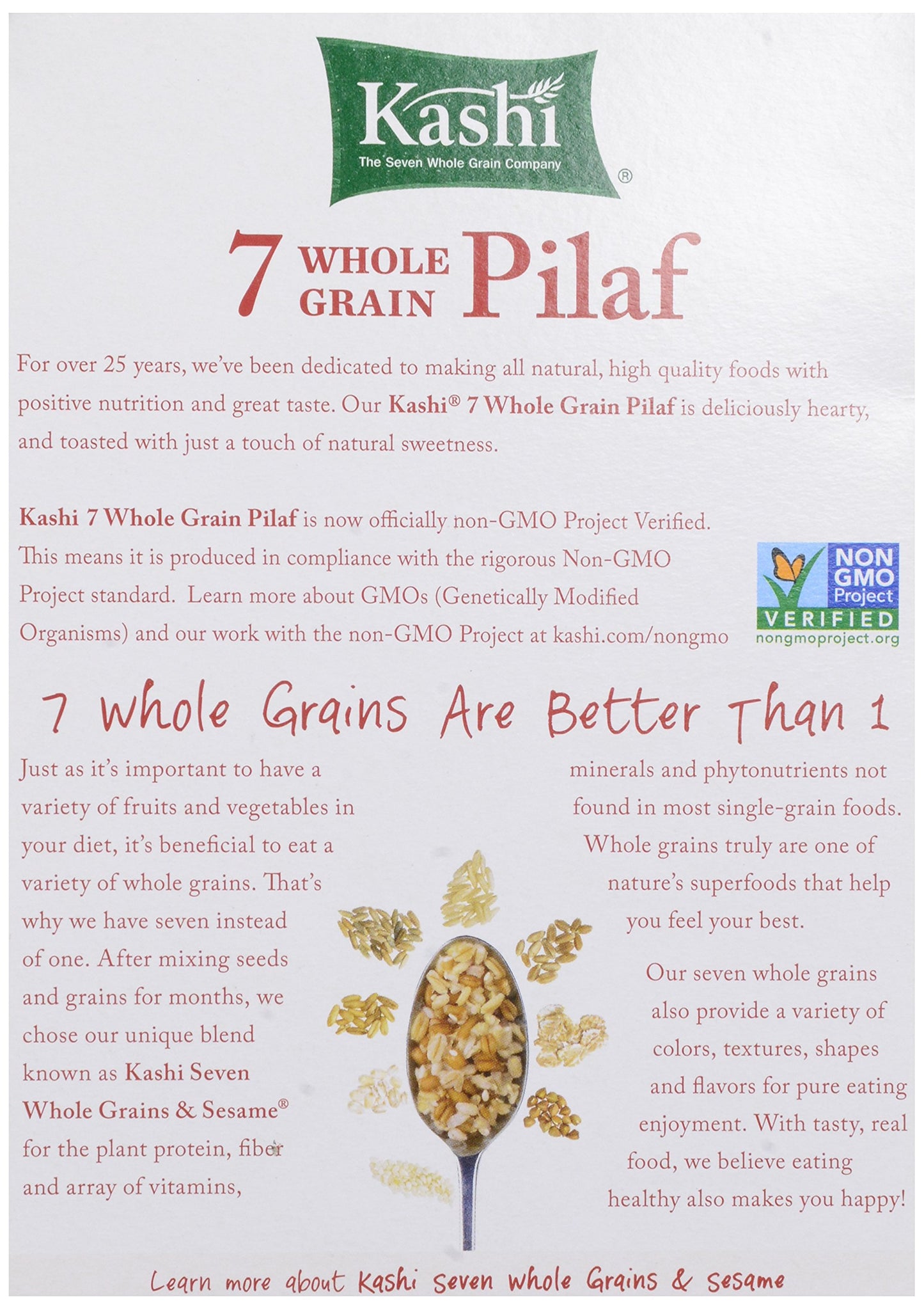 Kashi, 7 Whole Grain Pilaf, 3pk, 6.5 oz