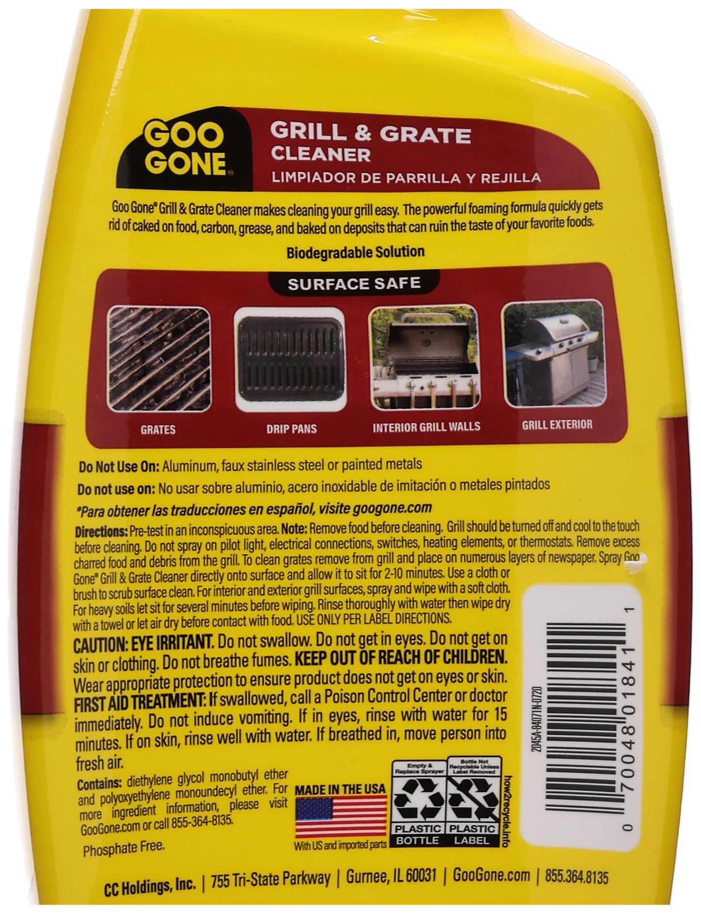 Goo Gone Grill and Grate Cleaner - 24 oz.
