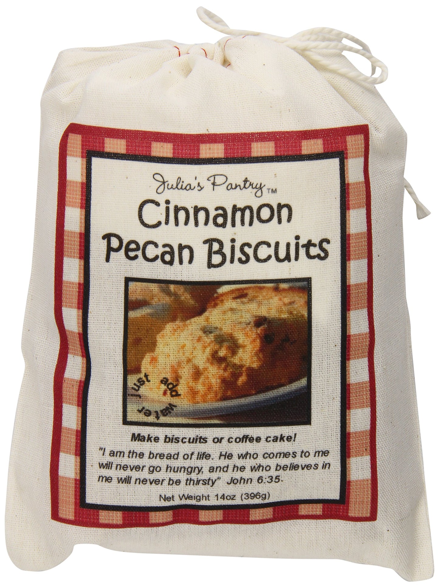 Cinnamon Pecan, 14oz Cloth Gift Bag (Includes Pecans & Glaze)