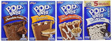 Pop Tarts Frosted Variety Pack, CHOCOLATE Flavors: S"mores, Cookies and Cream, Chocolate Chip Cookie Dough, Chocolate Fudge. Bundle of 4- 8 Count