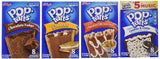 Pop Tarts Frosted Variety Pack, CHOCOLATE Flavors: S"mores, Cookies and Cream, Chocolate Chip Cookie Dough, Chocolate Fudge. Bundle of 4- 8 Count