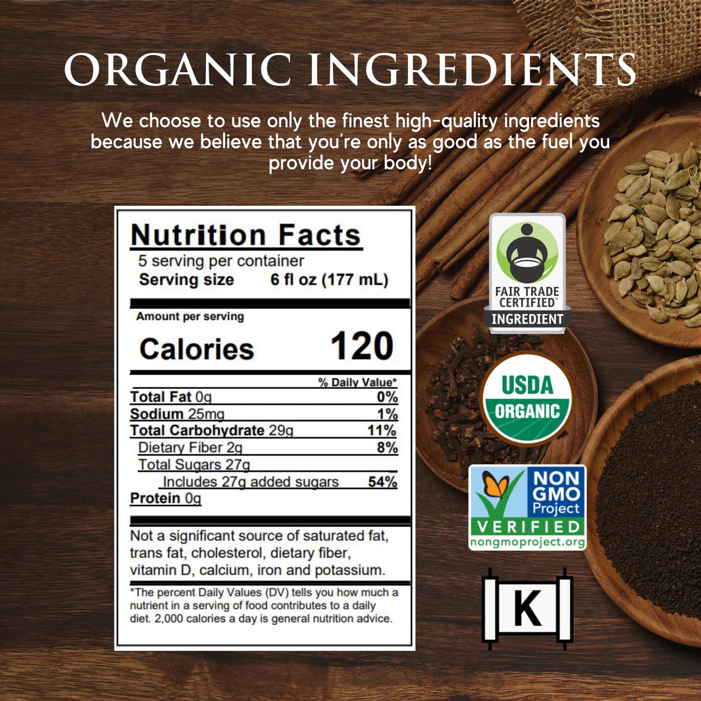 Third Street Inc Organic Dragon Tongue Ginger Chai Concentrate 6-Pack, 32 Fl. Oz., Black Tea Latte Concentrate, Generously Spiced Tea Blend