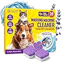 ECO LIVING SOLUTIONS Washing Machine Cleaner Tablets for Pet Owners, 36 Pack, Front&Top Load Washer Deep Cleaning, HE & Septic Tank Safe, Remove Pet
