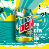 Mountain Dew, Baja Cabo Citrus12 Fl Oz Cans (Pack of 12)