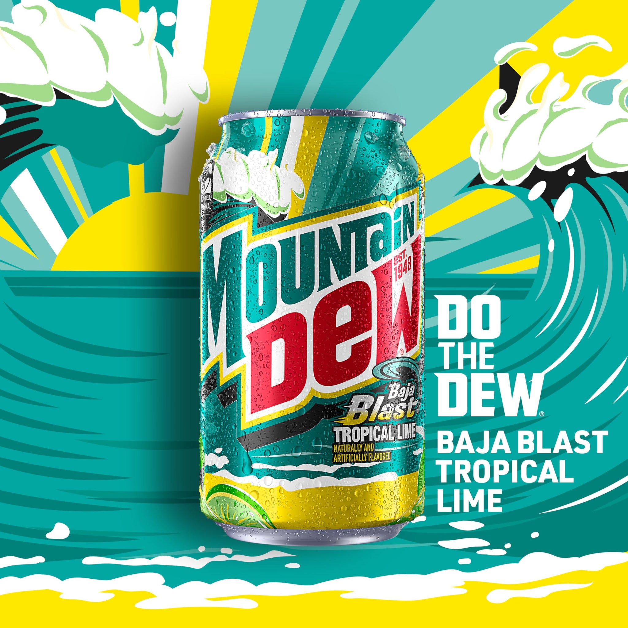 Mountain Dew, Baja Cabo Citrus12 Fl Oz Cans (Pack of 12)