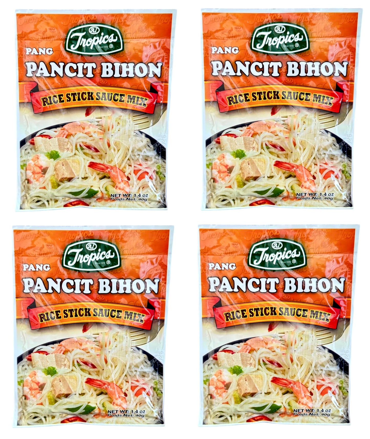 AquaNation Listing For Tropics Pancit Bihon Rice Stick Sauce Mix, 1.4 oz - Filipino Stir Fry Noodle Seasoning for Authentic Pancit - Easy to Use