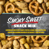 Snak Club x Hot Ones Smoky Sweet Snack Mix, Spicy Snacks with Peanuts, Pretzels, Sesame Sticks, Toasted Corn & Cashews, Inspired by Hot Ones Hot