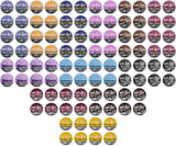 InfuSio Coffee Pods Variety Pack - 96 Count, 12 Sophisticated Medium & Dark Roast Blends, Crafted Blends Collection - Premium Single-Serve Coffee