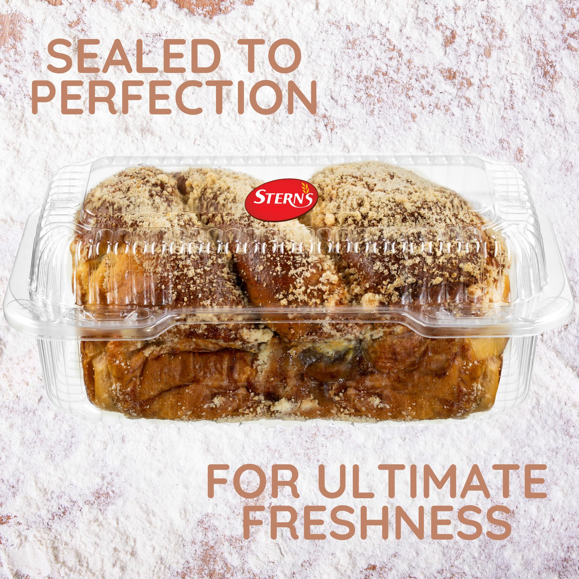 Cinnamon Bread | Babka Cinnamon Cake | Traditional Babka Bread | Kosher & Nut Free | Baked Fresh Daily | 16 oz, Stern’s Bakery