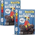 The Matzo Project Just Because Fudge Brownie Mix, 12oz Box (2 Pack) Gluten-Free, Kosher for Passover, Rich and Fudgy, Easy to Bake, Just Add Eggs and Oil, One Bowl