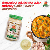 Laxmi Garlic Paste 8oz | Premium quality and pure Garlic, Ground | Vegetarian | Non-GMO certified | Ethically Sourced