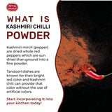 Spicy World Kashmiri Chili Powder Red 7 Ounce Resealable bag | All Natural Low Heat, Chili Powder - Red Pepper Powder