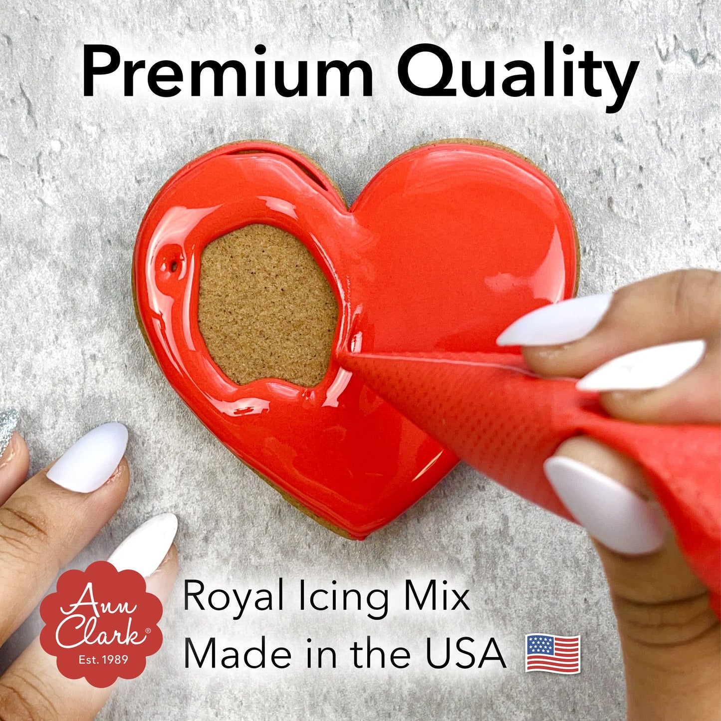 Ann Clark Royal Icing Mix 2-pk Makes 4 Cups (32 oz) of Cookie Icing
