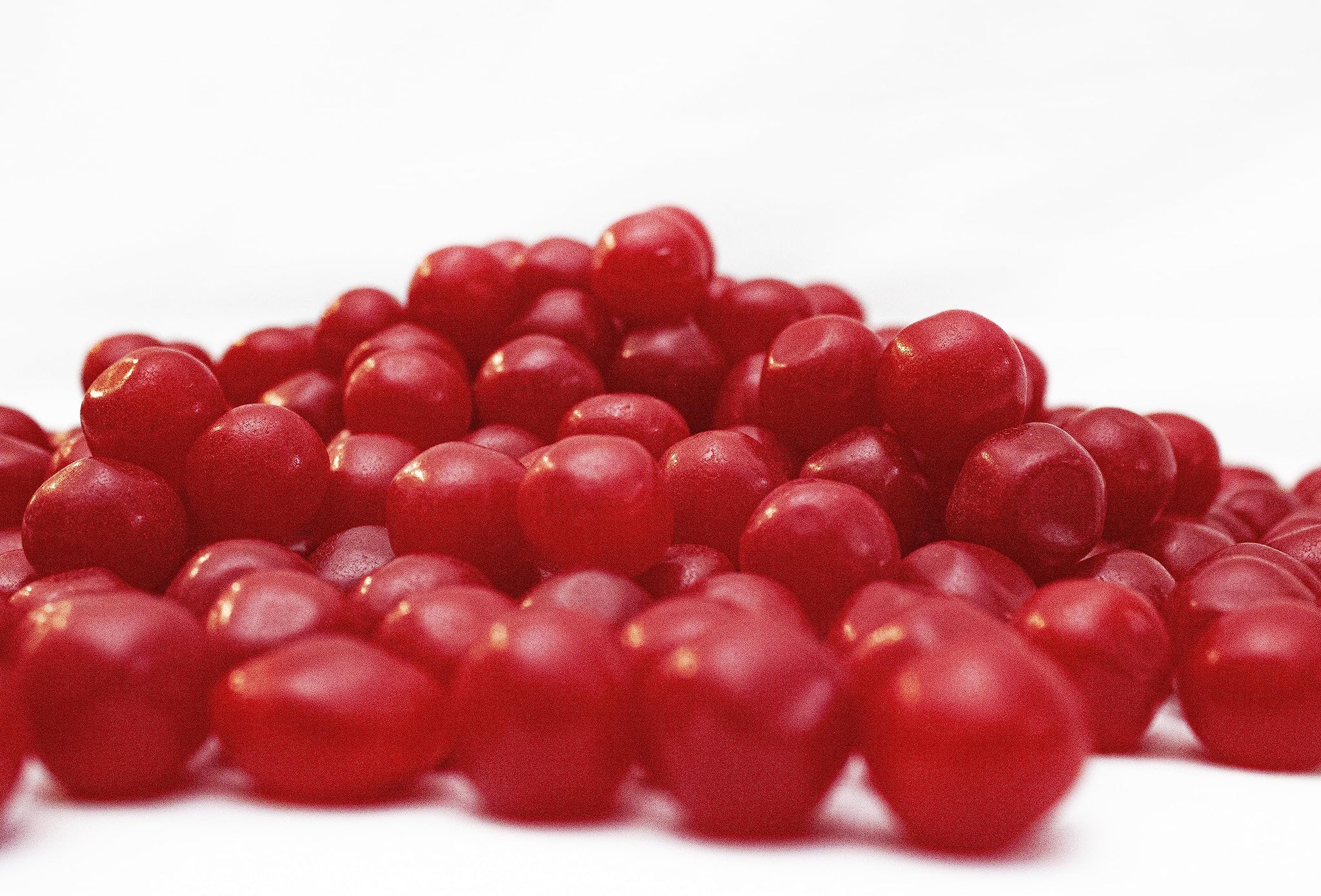 Cherry Sours Candy Balls - 2 lb Bulk Bag of Gourmet Tart Chewy Sweet and Sour Red Treats
