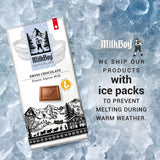 Milkboy Swiss Chocolates Chocolate Bars - Premium Swiss Alpine Milk Chocolate - Smooth European Milk Chocolates Gift - Sustainably Farmed Cocoa