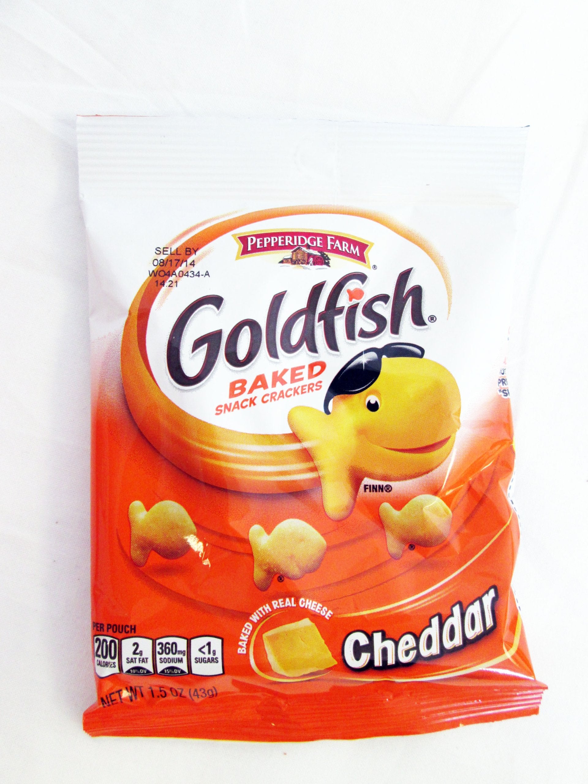 Pepperidge Farm Goldfish Baked Snack Crackers, Cheddar: 24 Packs of 1.5 Oz