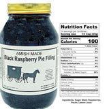 Amish Pie Filling and Topping (Black Raspberry)