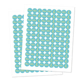 1st Birthday Kisses Stickers, One Blue Kiss Labels for Boy Happy Birthday Party, Chocolate Drop Tabletop Decorations, Candy Not Included. Made in USA