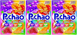 Puchao Gummy n' Soft Candy, 4 Fruits Flavors, 3.53 Ounces, Pack of 3