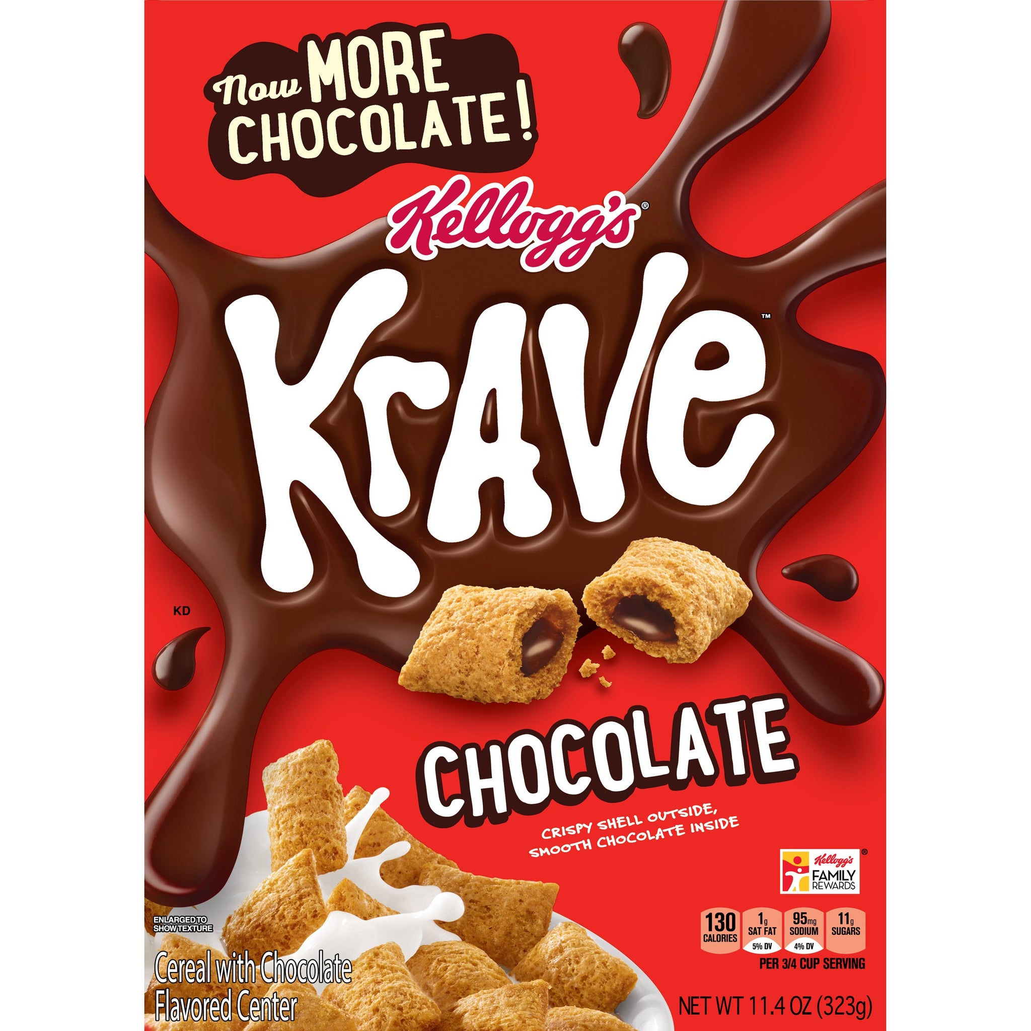 Kellogg's Krave Chocolate Cereal, 11.4 Ounce