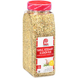 Lawry's Garlic, Rosemary & Lemon Rub, 22 oz - One 22 Ounce Container of Garlic, Lemon and Rosemary Seasoning, Made for Chefs to Use on Chicken, Fish
