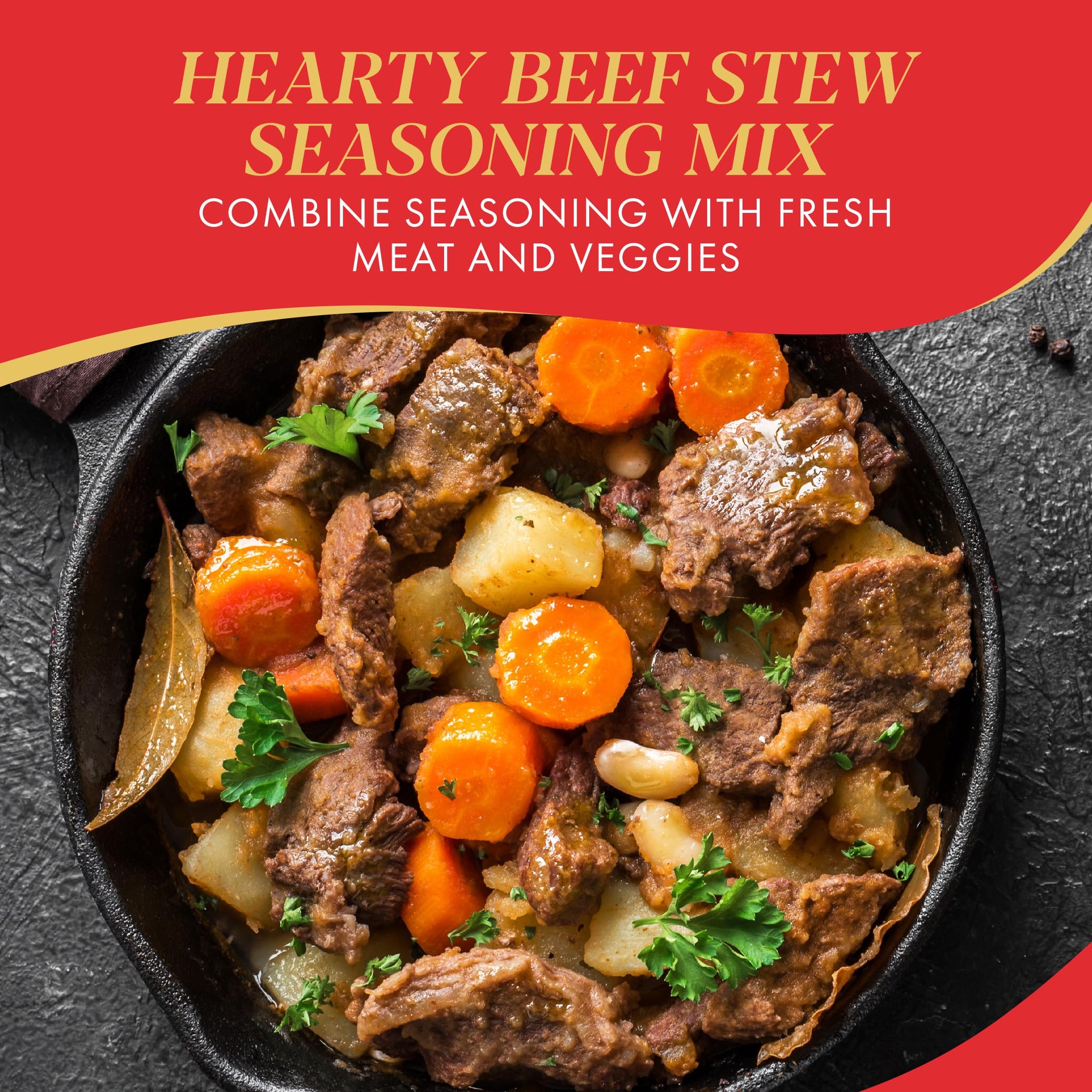 Crock-Pot Hearty Beef Stew Seasoning Mix, 1.5 Ounce