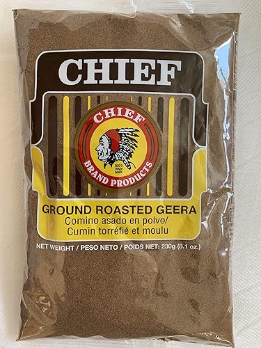 Chief Roasted Geera Ground Cumin Seeds 230g, 8.1 Oz