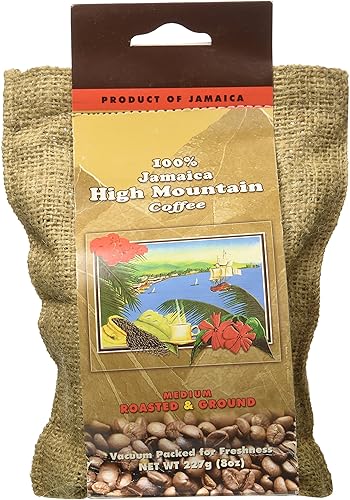 Island Blue 100% Jamaica High Mountain Ground Coffee (8oz)