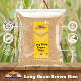 Rani Long Grain Brown Rice 64oz (4lbs) 1.81kg Bulk ~ All Natural | Gluten Friendly | Vegan | Non-GMO | Kosher | Product of USA