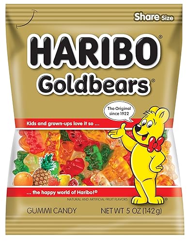Haribo Gummi Candy Original Gold-Bears, 5 Ounce