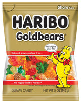 Haribo Gummi Candy Original Gold-Bears, 5 Ounce