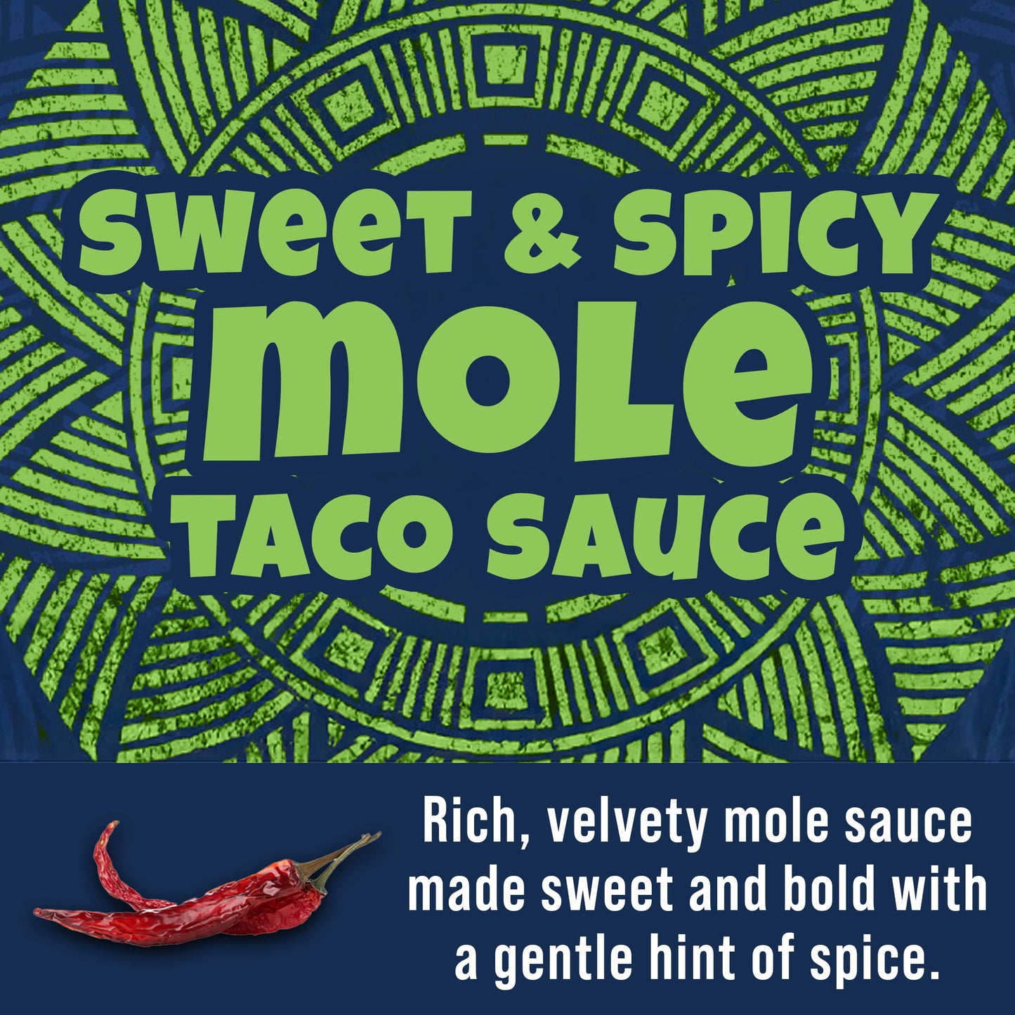 Ortega Sweet & Spicy Mole Taco Sauce, Sweet and Spicy Sauce and Marinade, 8 Ounce