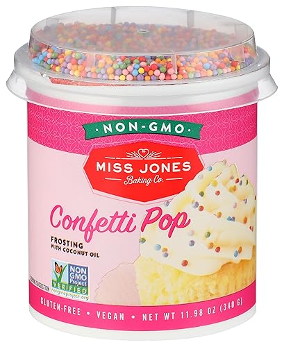 Miss Jones Baking Co Confetti Pop Frosting, 11.98 OZ