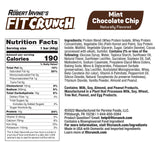 FITCRUNCH Snack Size Protein Bars, Designed by Robert Irvine, 6-Layer Baked Bar, 3g of Sugar, Gluten Free & Soft Cake Core (6 Bars, Mint Chocolate