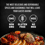 Spice Rack Co. BBQ Seasonings And Rubs - Smoking & Grilling Spices and Seasonings Sets, Grilling Accessories & Smoker Accessories (5 Pack)