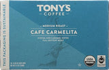 Tony's Coffee Cafe Carmelita Medium Roast Coffee Single Serve Capsules, 10 ct